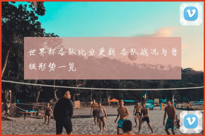 世界杯各队比分更新 各队战况与晋级形势一览